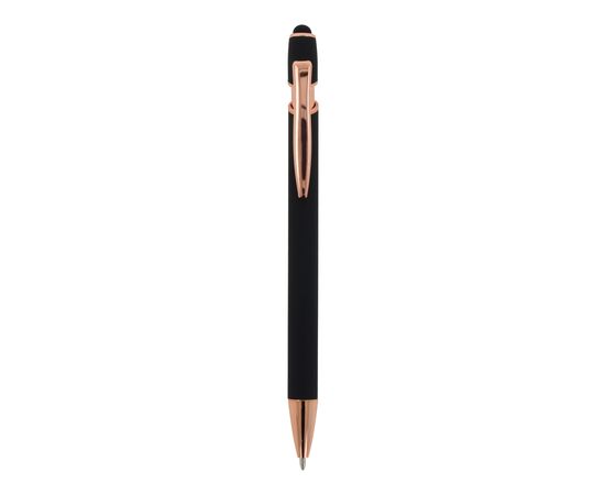 Kugelschreiber Paris Deluxe Metall gummiert Schwarz -  LT87783-N0002