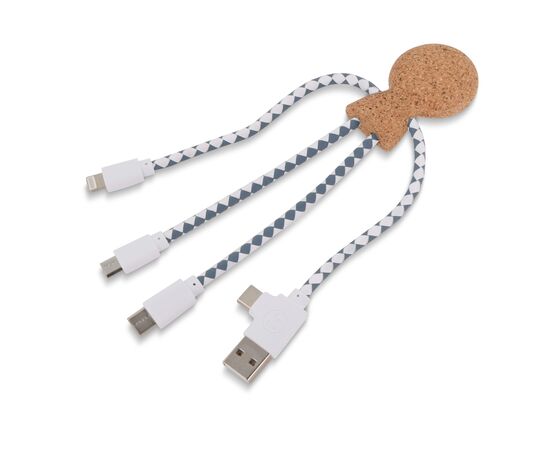 Xoopar Mr. Bio Cork Charging Cable Nature - Xoopar LT41017-N0094
