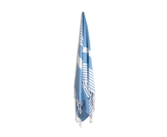 Sagaform Ella Hamam Towel organic cotton 90x170cm Blue - Sagaform LT52008-N0011