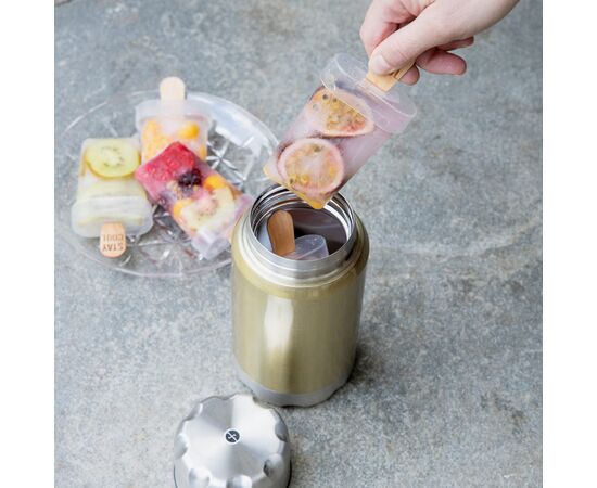 Sagaform Mark voedselthermoskan 600ml Goud - Sagaform LT52039-N0006 Sagaform Mark voedselthermoskan 600ml Goud - Sagaform LT52039-N0006