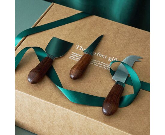 Sagaform Astrid Set de couteaux à fromage 3 pcs Bois - Sagaform LT52047-N0093