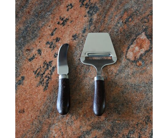 Sagaform Astrid Trancheur à fromage et couteau à beurre 2 pcs Bois - Sagaform LT52048-N0093