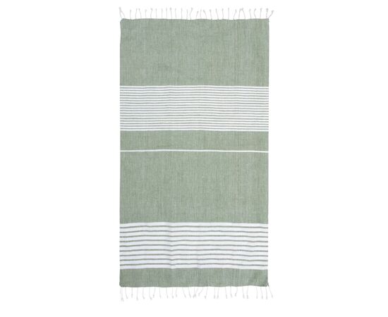 Sagaform Ella Hamam towel organic cotton 145x250cm Green - Sagaform LT52051-N0031