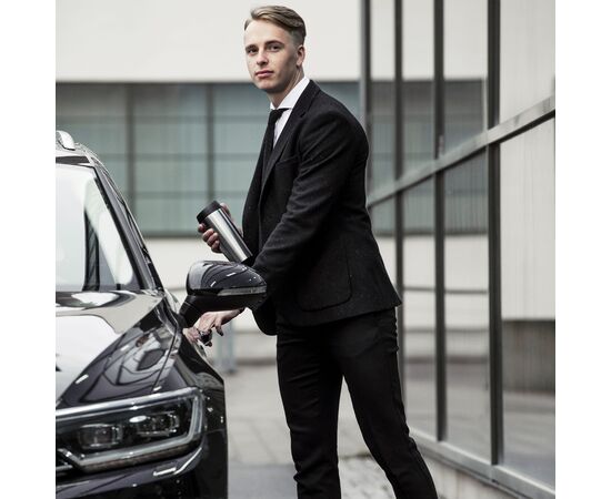 Sagaform Loke Travel Mug Big 400ml Argent - Sagaform LT52111-N0005