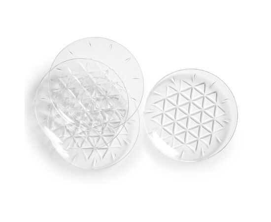Sagaform Assiette à pique-nique 4 pièces Transparent - Sagaform LT52119-N0004