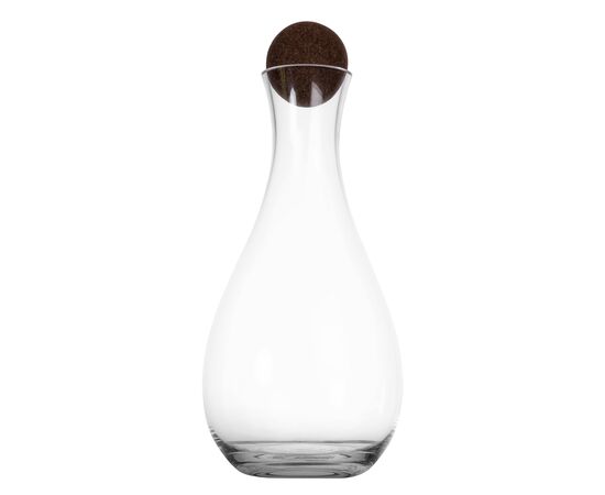Sagaform Nature Carafe à vin avec bouchon en liège 2 liter Transparent - Sagaform LT52200-N0004
