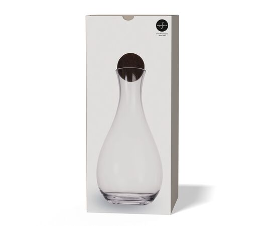 Sagaform Nature Carafe à vin avec bouchon en liège 2 liter Transparent - Sagaform LT52200-N0004