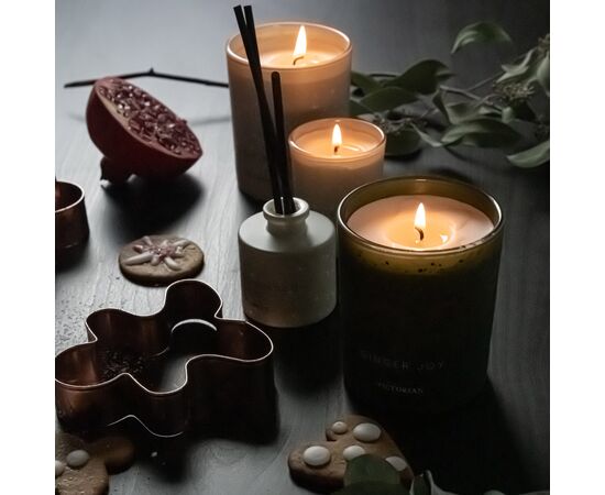 Boîte à bougie/diffuseur victorienne Ginger Joy Vert - Victorian LT53508-N0031