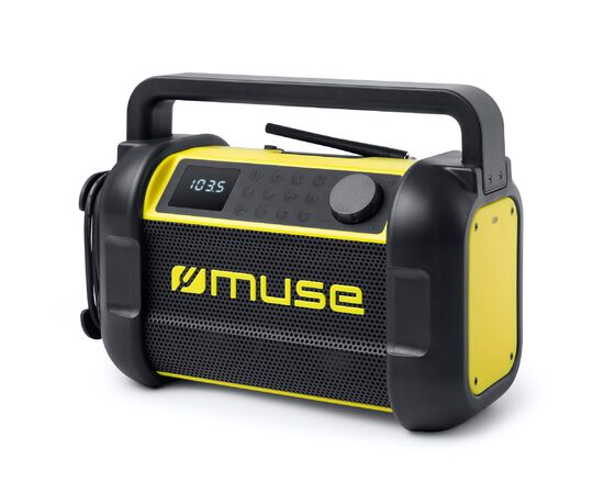 M-928 | Muse work radio with bluetooth 20W with FM radio Black, Yellow - Muse LT55007-N0241