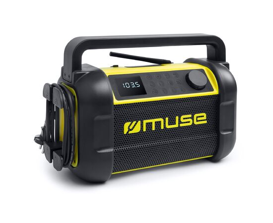 M-928 | Muse work radio with bluetooth 20W with FM radio Black, Yellow - Muse LT55007-N0241