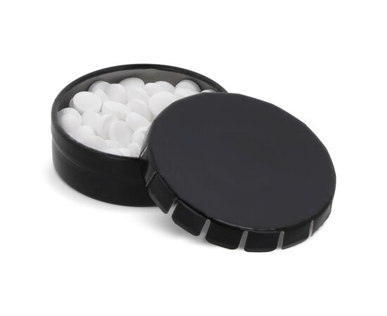 Mini clic tin pepermuntdoosje Zwart -  LT91790-N0002