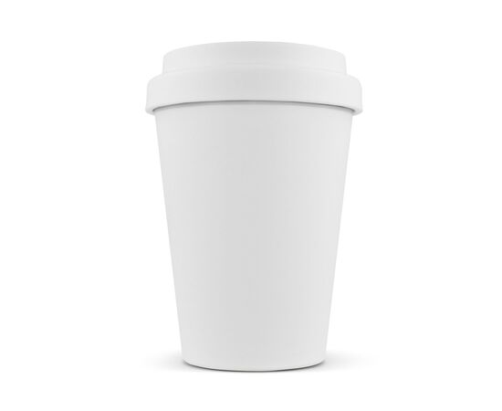 RPP koffiebeker effen kleuren 250ml Wit -  LT98866-N0001