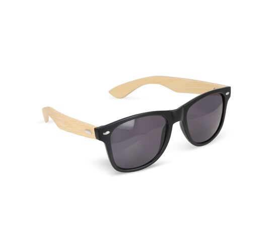 Lunettes de soleil Justin RPC avec bambou UV400 Noir -  LT86721-N0002