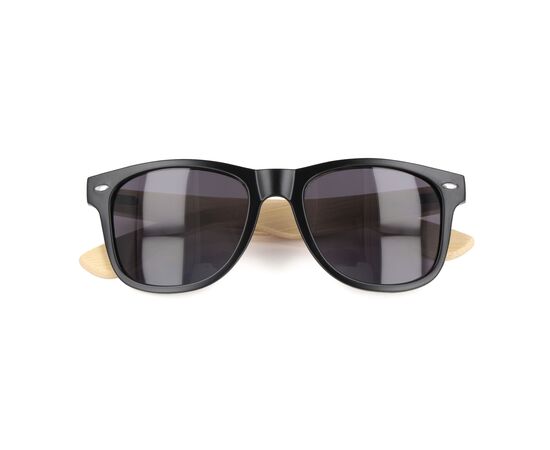 Lunettes de soleil Justin RPC avec bambou UV400 Noir -  LT86721-N0002