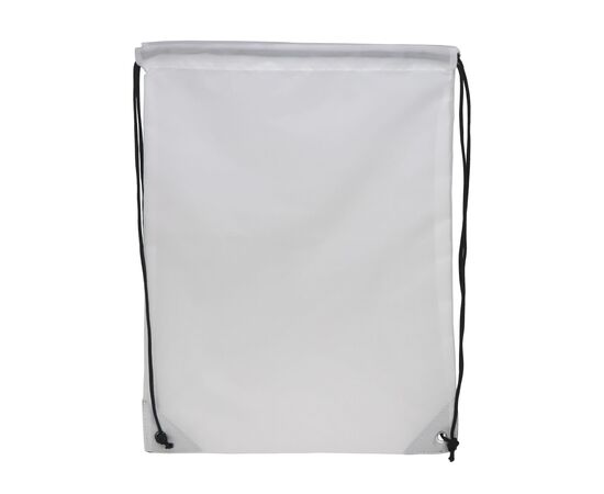 Drawstring bag 210T RPET White -  LT91399-N0001