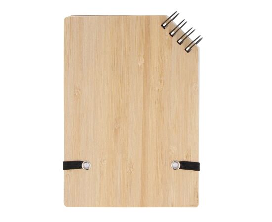 Notebook bamboo corner bound A6 Nature - empty LT92072-N0094