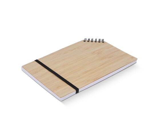 Notebook bamboo corner band A5 Nature -  LT92073-N0094