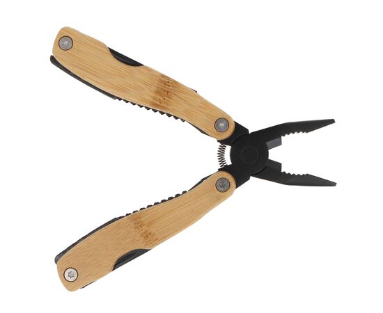 Multitool bamboe 8 functies Zwart -  LT93411-N0002
