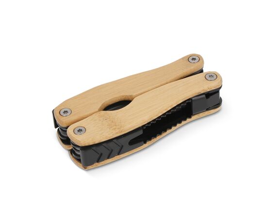 Multitool bamboe 8 functies Zwart -  LT93411-N0002