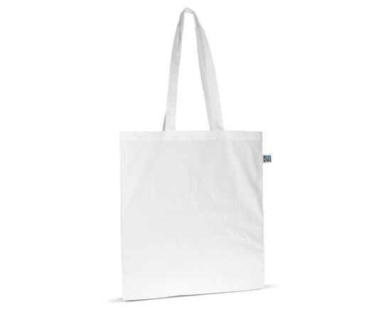 Tasche Fairtrade lang 140g 38x42 Weiß -  LT95253-N0001