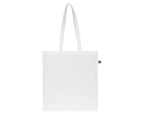 Tasche Fairtrade lang 140g 38x42 Weiß -  LT95253-N0001