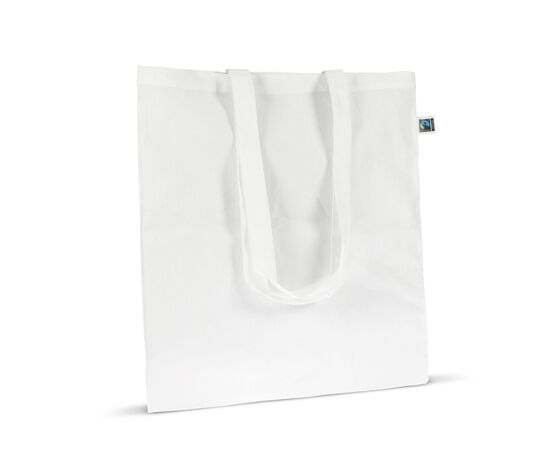 Tasche Fairtrade lang 140g 38x42 Weiß -  LT95253-N0001