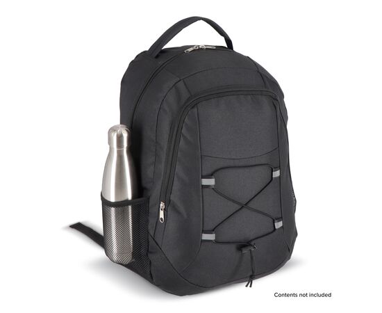 Rucksack mit Kordelzug R-PET 25L Schwarz -  LT95294-N0002