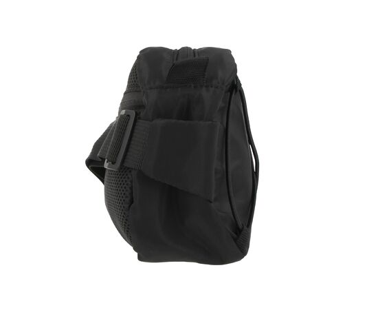 Crossbodytas R-PET met trekkoord Zwart -  LT95296-N0002
