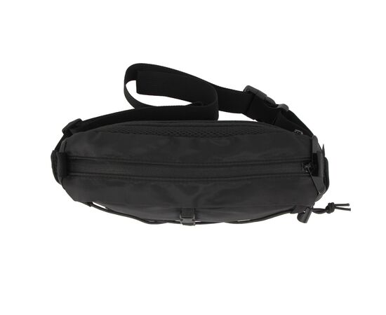 Crossbodytas R-PET met trekkoord Zwart -  LT95296-N0002