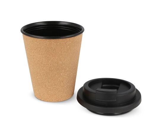 R-PP Kork Kaffeebecher 350 ml Schwarz -  LT98869-N0002