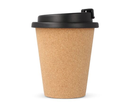R-PP Kork Kaffeebecher 350 ml Schwarz -  LT98869-N0002