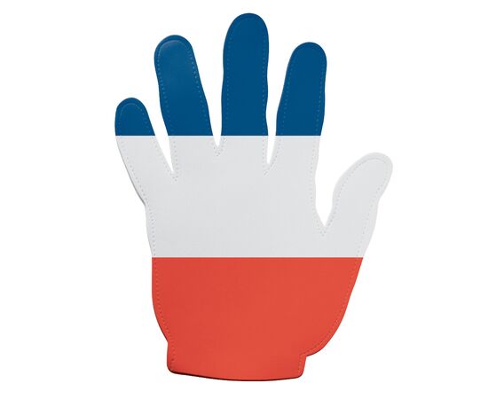 Event Hand Frankreich Weiß, Transparent - empty LT19209-N0995