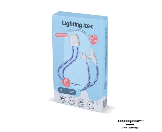 Câble Xoopar ICE-C Lighting Bleu - Xoopar LT41019-N0011