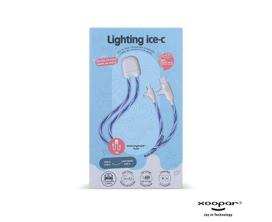 Câble Xoopar ICE-C Lighting Bleu - Xoopar LT41019-N0011