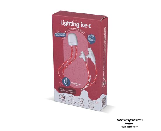 Câble Xoopar ICE-C Lighting Rouge - Xoopar LT41019-N0021