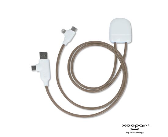 Xoopar Lighting Ice-C Charging cable Grey - Xoopar LT41019-N0061