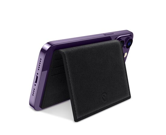 587303 Valenta Card Wallet Magsafe Leather Schwarz - Valenta LT48913-N0002
