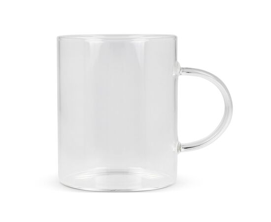 Kaffeeglas mit Henkel Vardez 180 ml Transparent -  LT50571-N0004