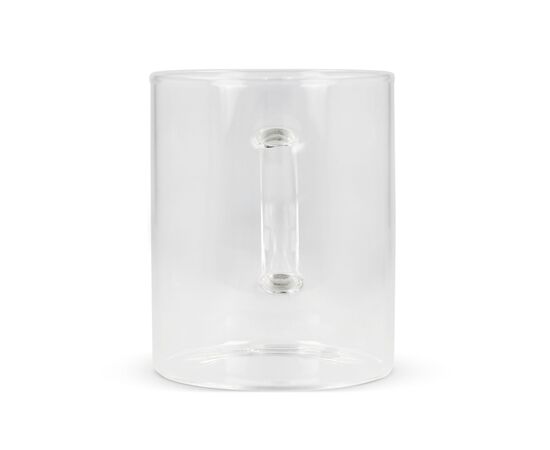 Kaffeeglas mit Henkel Vardez 180 ml Transparent -  LT50571-N0004