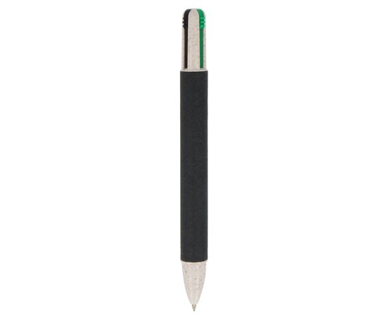 Papierkugelchreiber mit 4 Schreibfarben Schwarz -  LT87256-N0002