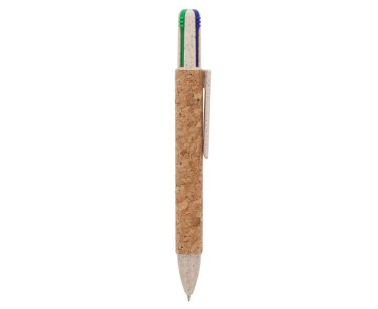 Stylo-bille 4 couleurs Liège Nature -  LT87523-N0094