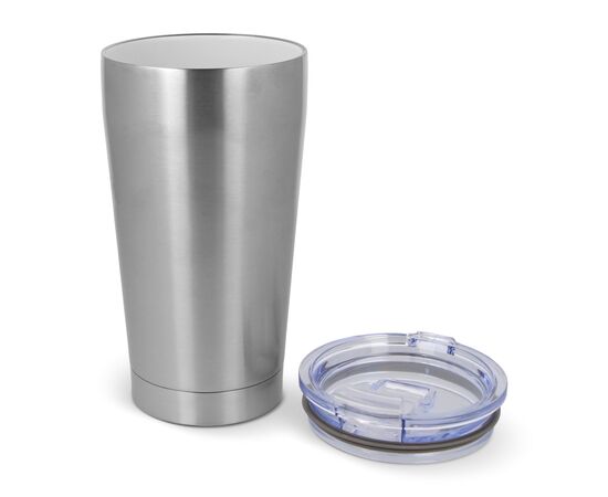 T-ceramic Thermobecher mit Deckel Cango 500ml Silber - T-ceramic LT98724-N0005