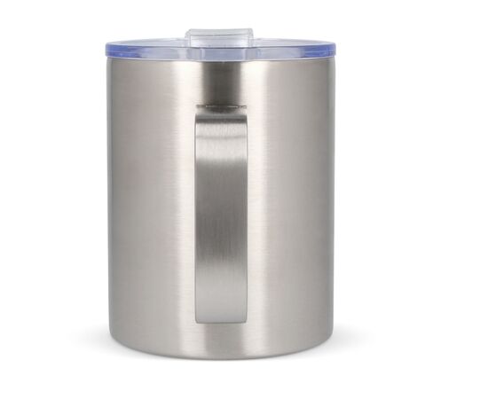 T-ceramic Thermobecher mit Deckel Danube 350ml Silber - T-ceramic LT98727-N0005