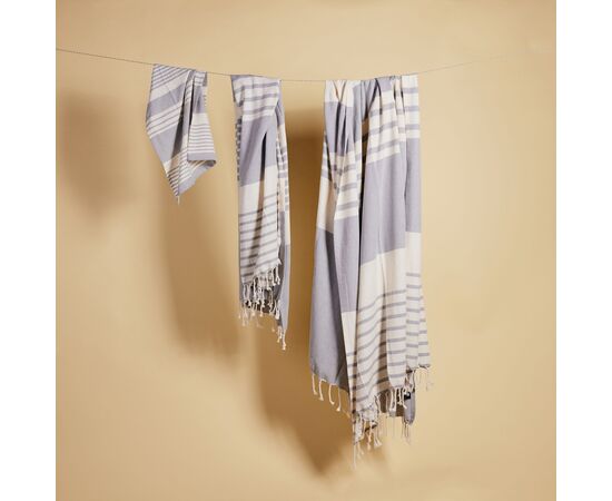 Sagaform Ella hamam 90x170cm Grey - Sagaform LT52009-N0061