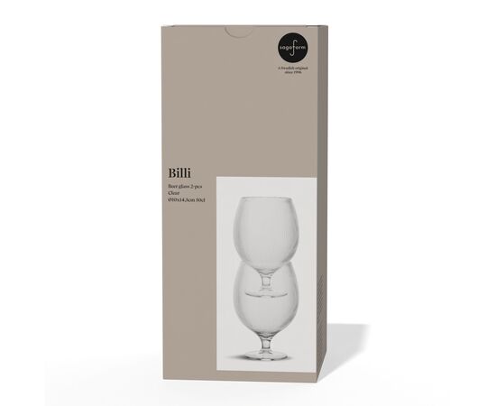 Billi beer glass set of 2 Transparent - Sagaform LT52247-N0004
