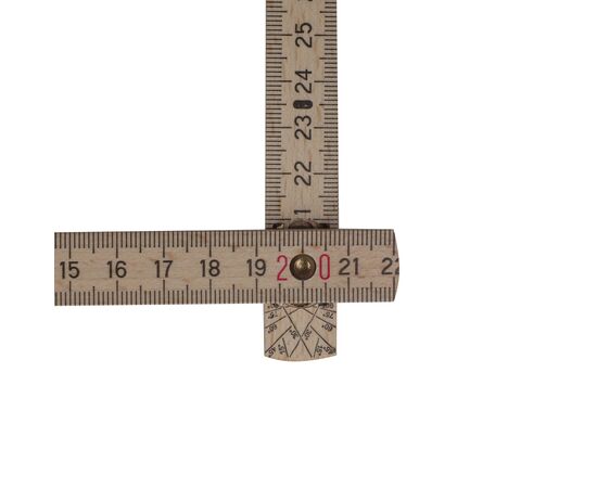 Folding ruler wood 2m premium natural Wood -  LT91982-N0093