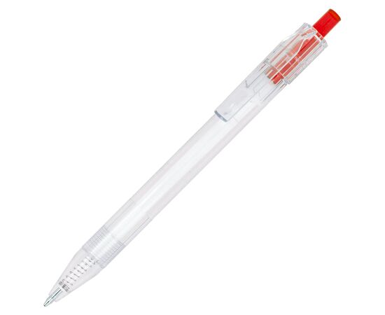 R-PET pen Transparant, Rood - empty LT80562-N0421