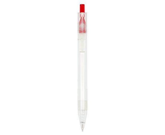 R-PET pen Transparant, Rood - empty LT80562-N0421
