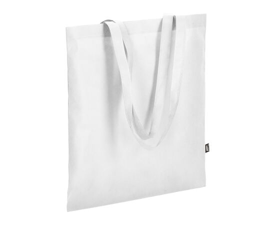 R-PET Draagtas non-woven lange handvatten 38 x 42cm 75g/m² Wit - empty LT91328-N0001