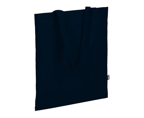 R-PET Sac de transport non tissé à longues poignées 38 x 42cm 75g/m² Bleu foncé - empty LT91328-N0010
